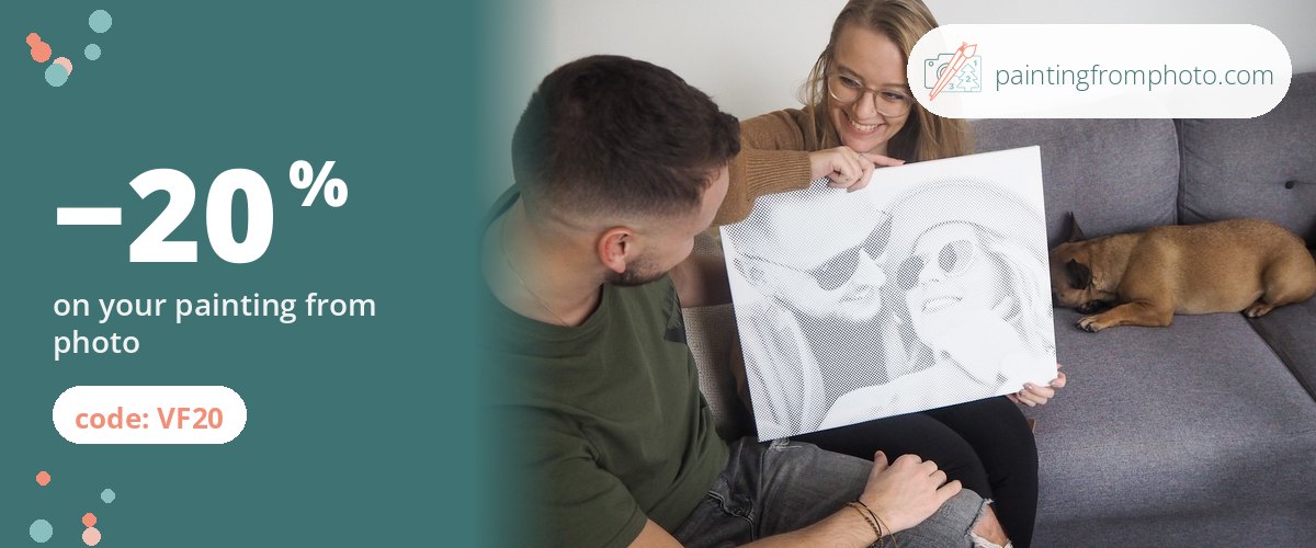 20% off your painting from photo with code VF20
